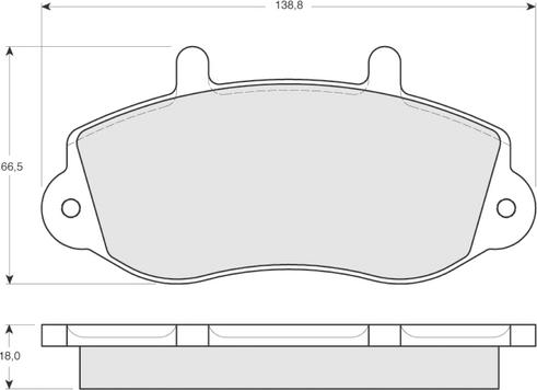 Japanparts PA0408MK - Komplet Pločica, disk-kočnica www.molydon.hr