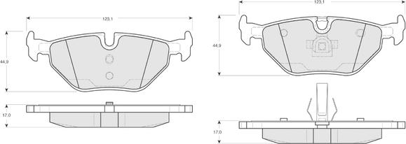 Procodis France PF1317 - Komplet Pločica, disk-kočnica www.molydon.hr