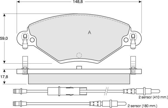 Procodis France PF1331 - Komplet Pločica, disk-kočnica www.molydon.hr