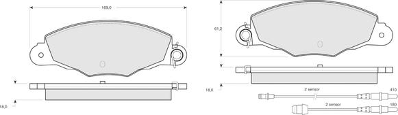 Procodis France PF1337 - Komplet Pločica, disk-kočnica www.molydon.hr