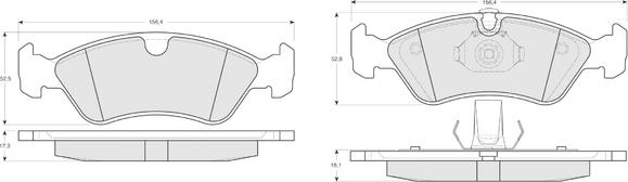 Procodis France PF1298 - Komplet Pločica, disk-kočnica www.molydon.hr