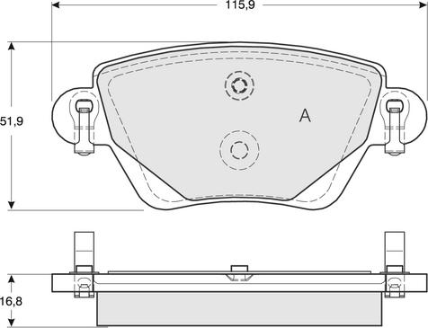 Procodis France PF1259 - Komplet Pločica, disk-kočnica www.molydon.hr