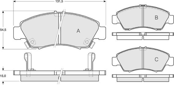 Procodis France PF1265 - Komplet Pločica, disk-kočnica www.molydon.hr