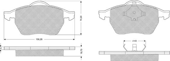 Procodis France PF1212 - Komplet Pločica, disk-kočnica www.molydon.hr