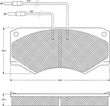 Procodis France PF1235 - Komplet Pločica, disk-kočnica www.molydon.hr