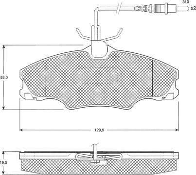 Procodis France PF1231 - Komplet Pločica, disk-kočnica www.molydon.hr