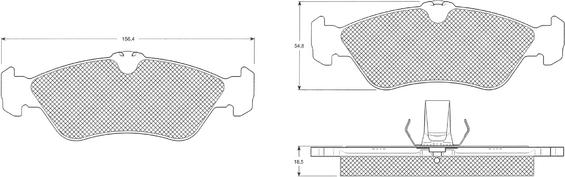 Procodis France PF1232 - Komplet Pločica, disk-kočnica www.molydon.hr