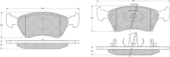 Procodis France PF1224 - Komplet Pločica, disk-kočnica www.molydon.hr