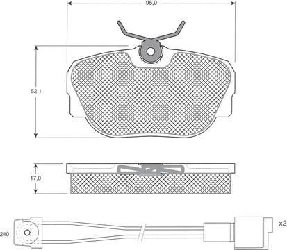 Procodis France PF12201 - Komplet Pločica, disk-kočnica www.molydon.hr