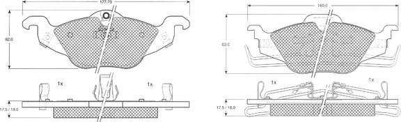 Procodis France PF1221 - Komplet Pločica, disk-kočnica www.molydon.hr