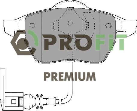 Profit 5005-1463 - Komplet Pločica, disk-kočnica www.molydon.hr