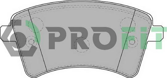 Profit 5000-4185 - Komplet Pločica, disk-kočnica www.molydon.hr