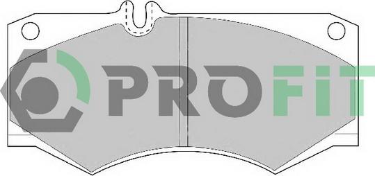 Profit 5000-0239 - Komplet Pločica, disk-kočnica www.molydon.hr