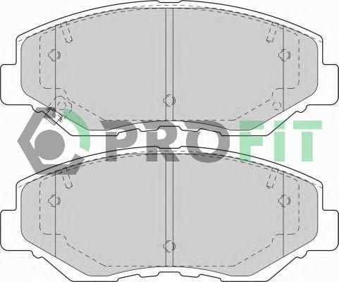 Profit 5000-1658 C - Komplet Pločica, disk-kočnica www.molydon.hr