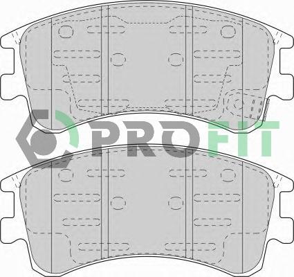 Profit 5000-1619 - Komplet Pločica, disk-kočnica www.molydon.hr