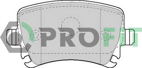 Profit 5000-1636 C - Komplet Pločica, disk-kočnica www.molydon.hr