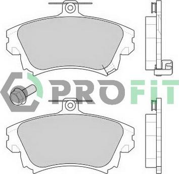 Profit 5000-1384 - Komplet Pločica, disk-kočnica www.molydon.hr