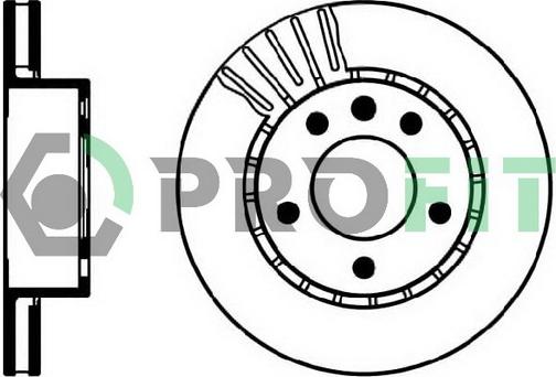 Profit 5010-0188 - Kočioni disk www.molydon.hr