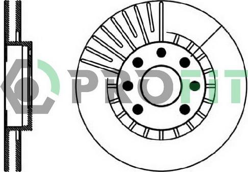 Profit 5010-0206 - Kočioni disk www.molydon.hr