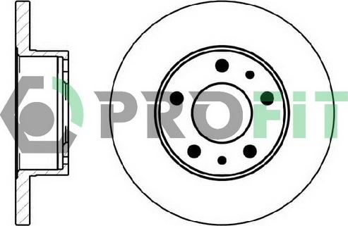 Profit 5010-0758 - Kočioni disk www.molydon.hr