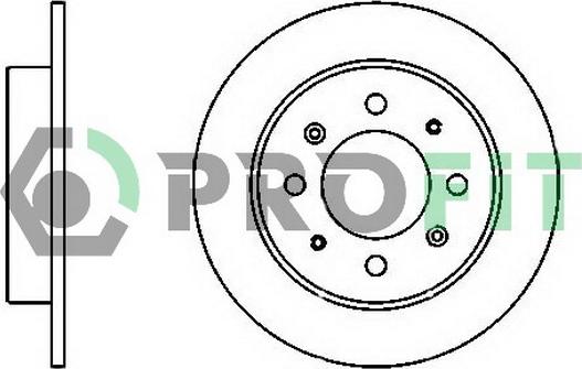 Profit 5010-1541 - Kočioni disk www.molydon.hr