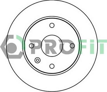 Profit 5010-1257 - Kočioni disk www.molydon.hr