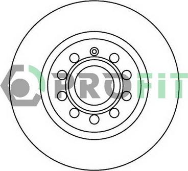 Profit 5010-1223 - Kočioni disk www.molydon.hr