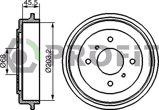 Profit 5020-0059 - Bubanj kočnica www.molydon.hr