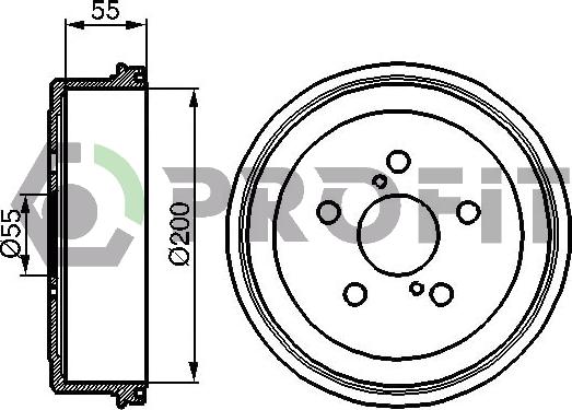 Profit 5020-0085 - Bubanj kočnica www.molydon.hr