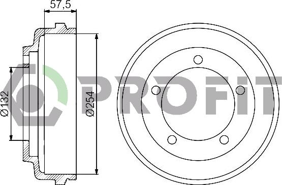 Profit 5020-0029 - Bubanj kočnica www.molydon.hr