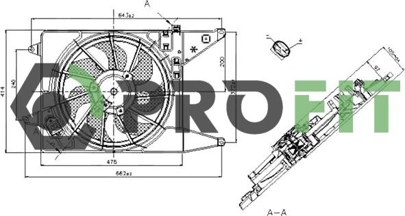 Profit 1850-0020 - Ventilator, hladjenje motora www.molydon.hr