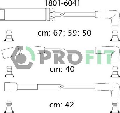 Profit 1801-6041 - Set kablova za paljenje www.molydon.hr