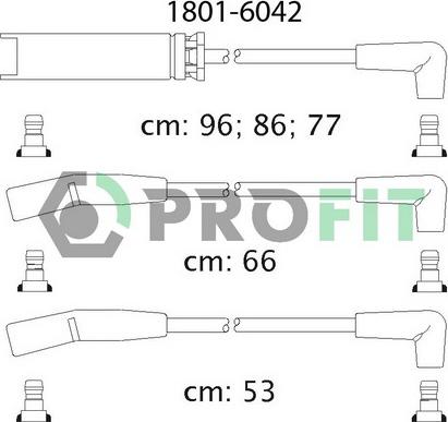 Profit 1801-6042 - Set kablova za paljenje www.molydon.hr