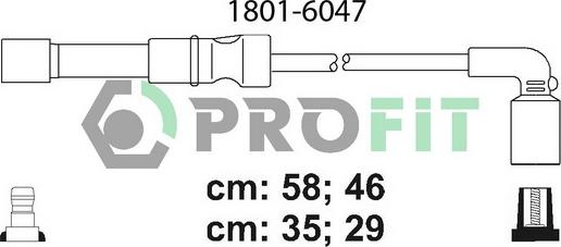 Profit 1801-6047 - Set kablova za paljenje www.molydon.hr