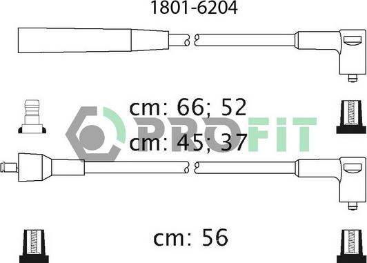 Profit 1801-6204 - Set kablova za paljenje www.molydon.hr