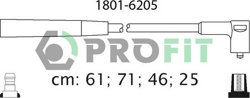 Profit 1801-6205 - Set kablova za paljenje www.molydon.hr