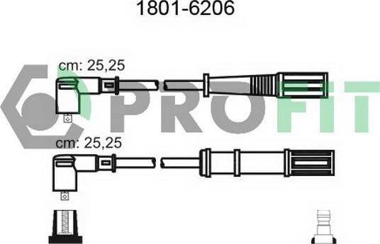 Profit 1801-6206 - Set kablova za paljenje www.molydon.hr