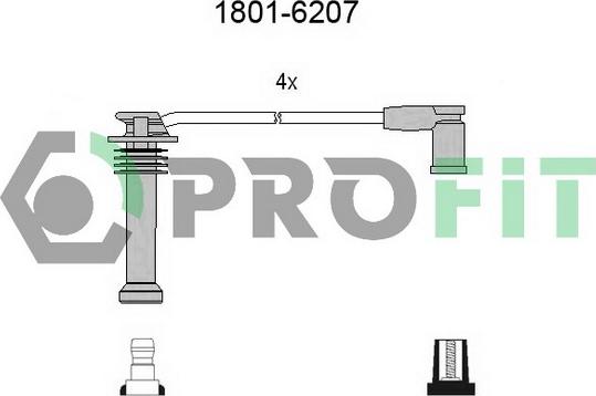 Profit 1801-6207 - Set kablova za paljenje www.molydon.hr