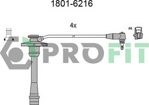 Profit 1801-6216 - Set kablova za paljenje www.molydon.hr