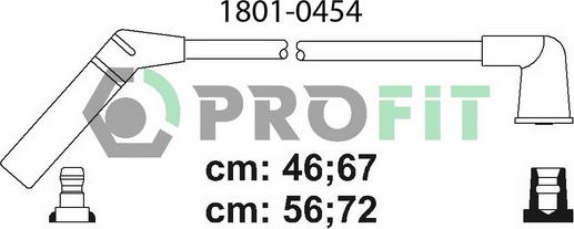 Profit 1801-0454 - Set kablova za paljenje www.molydon.hr