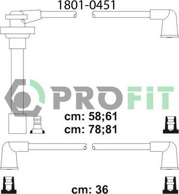 Profit 1801-0451 - Set kablova za paljenje www.molydon.hr