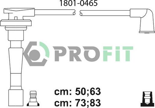 Profit 1801-0465 - Set kablova za paljenje www.molydon.hr