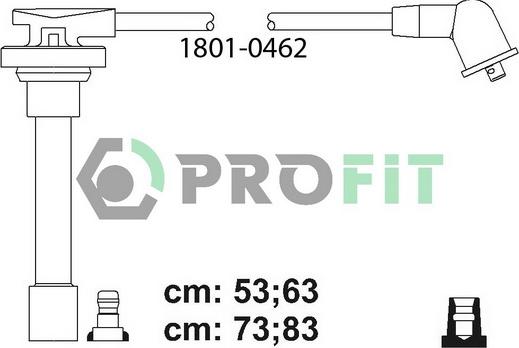 Profit 1801-0462 - Set kablova za paljenje www.molydon.hr