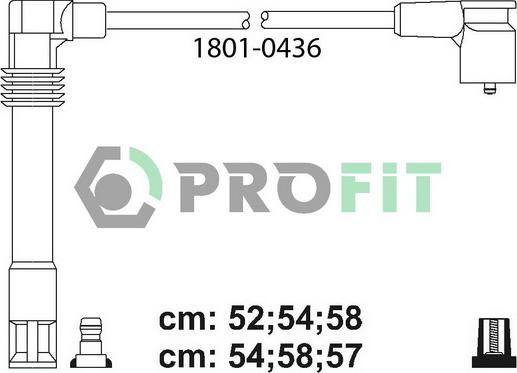Profit 1801-0436 - Set kablova za paljenje www.molydon.hr