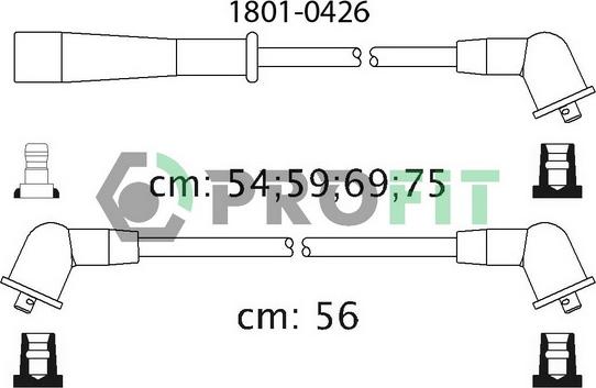 Profit 1801-0426 - Set kablova za paljenje www.molydon.hr