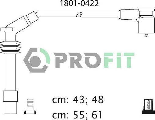 Profit 1801-0422 - Set kablova za paljenje www.molydon.hr