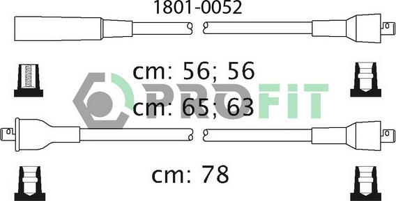 Profit 1801-0052 - Set kablova za paljenje www.molydon.hr