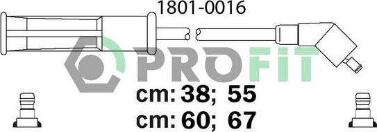 Profit 1801-0016 - Set kablova za paljenje www.molydon.hr