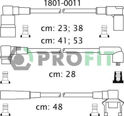 Profit 1801-0011 - Set kablova za paljenje www.molydon.hr