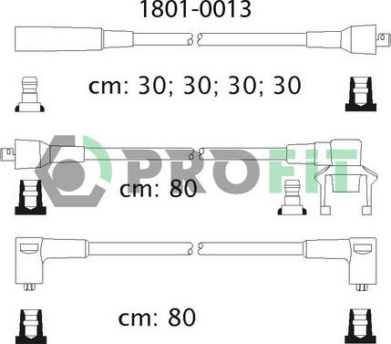 Profit 1801-0013 - Set kablova za paljenje www.molydon.hr